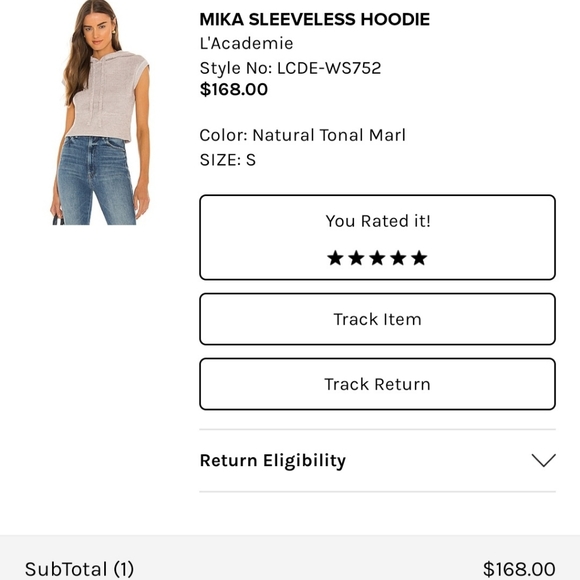 💫 L'Academie Knit Sleeveless Hoodie 💫 - Picture 8 of 8